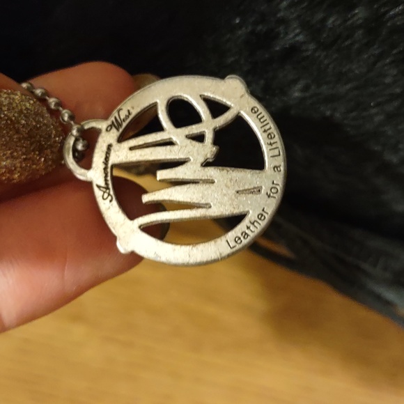 American West Black fur on real leather/ fringe bag. - Picture 4 of 15